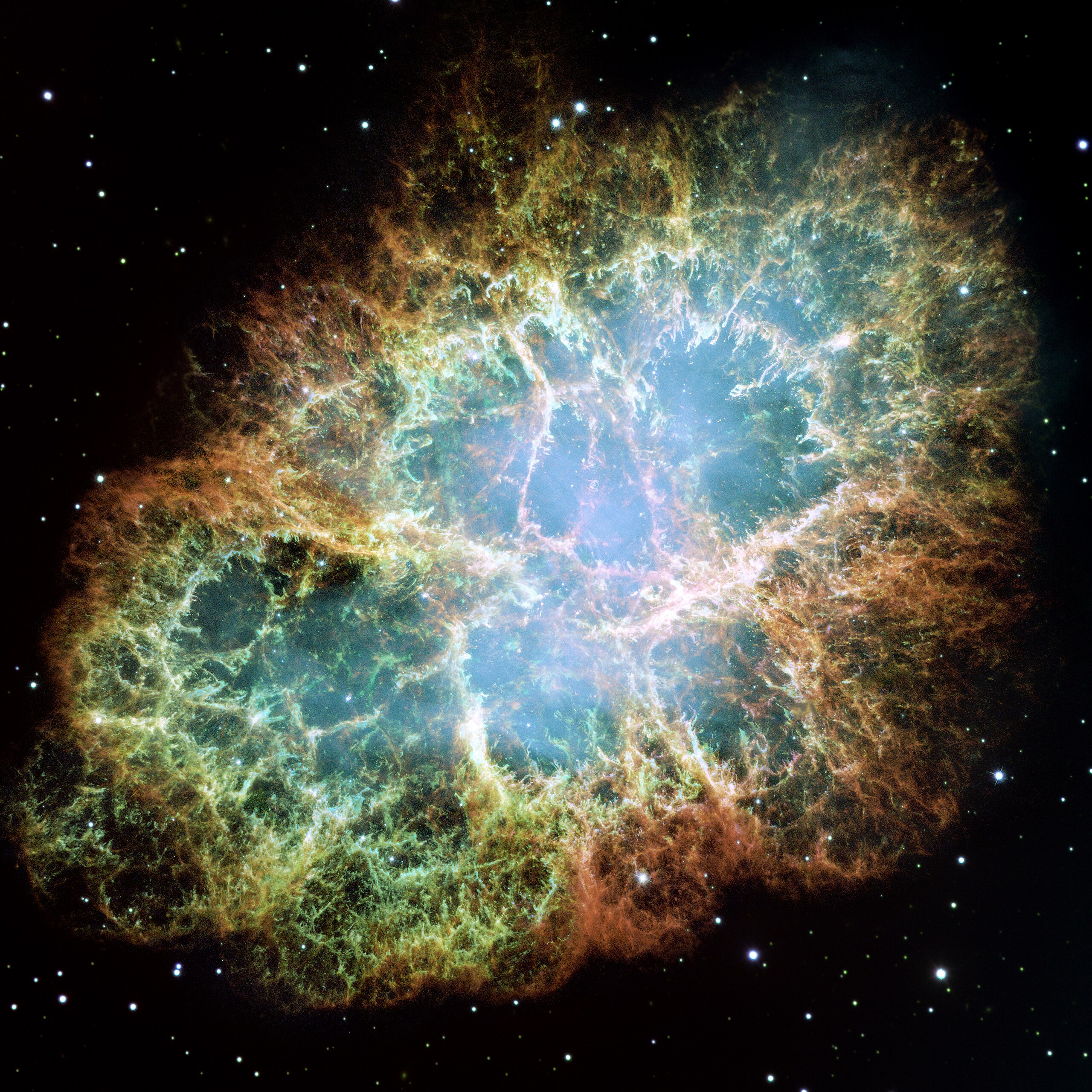 The crab nebula.